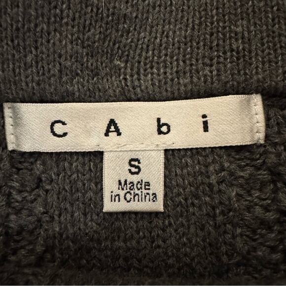 Cabi gray knit pull on a-line mini skirt size small S 
 b10 - Picture 2 of 4